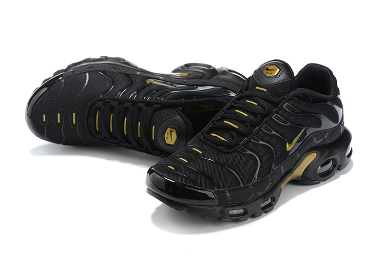 Nike Air Max Plus Black Gold Shoes